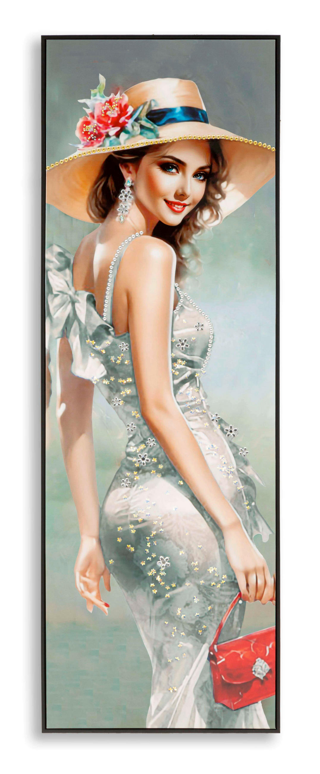 LEINWANDBILD Frauen  - Schwarz, Basics, Holz/Kunststoff (52/152/4.5cm)