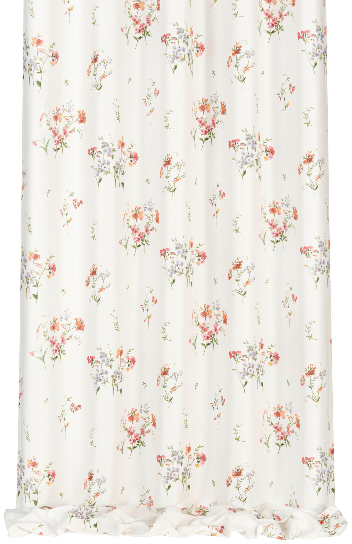 DEKOSTOFF per lfm blickdicht  - Rot/Weiß, Trend, Textil (145cm) - Landscape