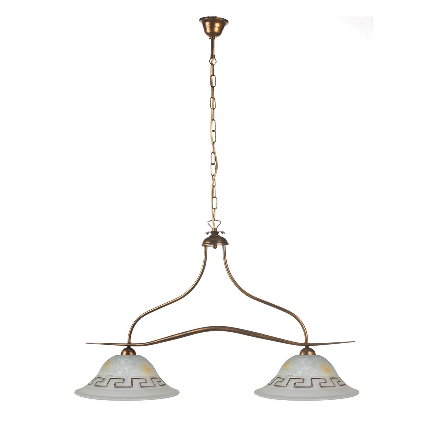 HÄNGELEUCHTE 4807 CORINNE 85/30/110 cm   - Braun, Basics, Metall (85/30/110cm)