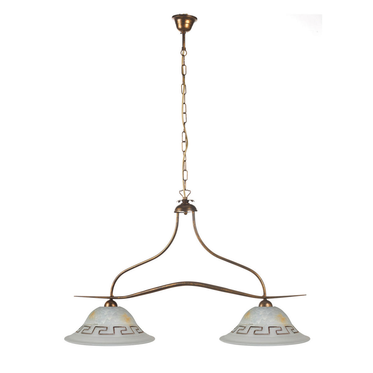 HÄNGELEUCHTE 4807 CORINNE 85/30/110 cm   - Braun, Basics, Metall (85/30/110cm)
