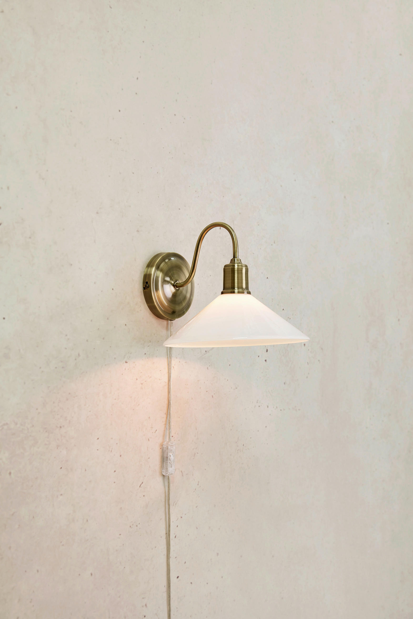 WANDLEUCHTE - Weiß, Basics, Metall (25/21/29,5cm) - Markslöjd