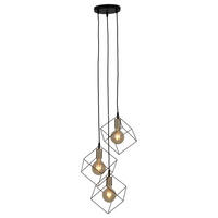 HÄNGELEUCHTE Canto 60/146 cm   - Goldfarben/Schwarz, Trend, Kunststoff/Metall (60/146cm) - Näve
