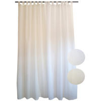 FÜLES FÜGGÖNY áttetsző  - fehér, Basics, textil (140/260cm)
