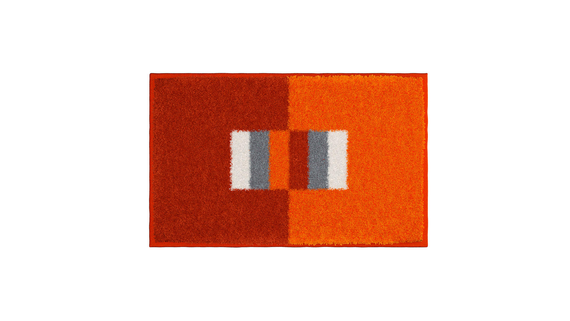 KÚPEĽŇOVÁ PREDLOŽKA, 50/80 cm - oranžová, Basics, textil/plast (50/80cm) - Grund