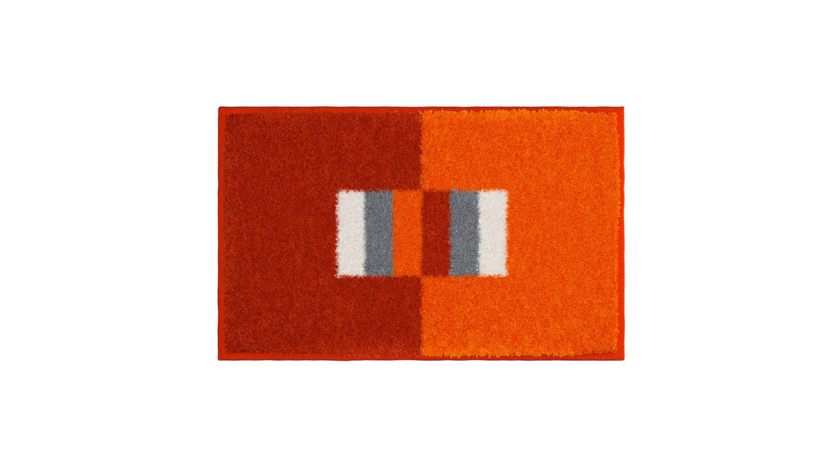 KÚPEĽŇOVÁ PREDLOŽKA, 50/80 cm - oranžová, Basics, textil/plast (50/80cm) - Grund