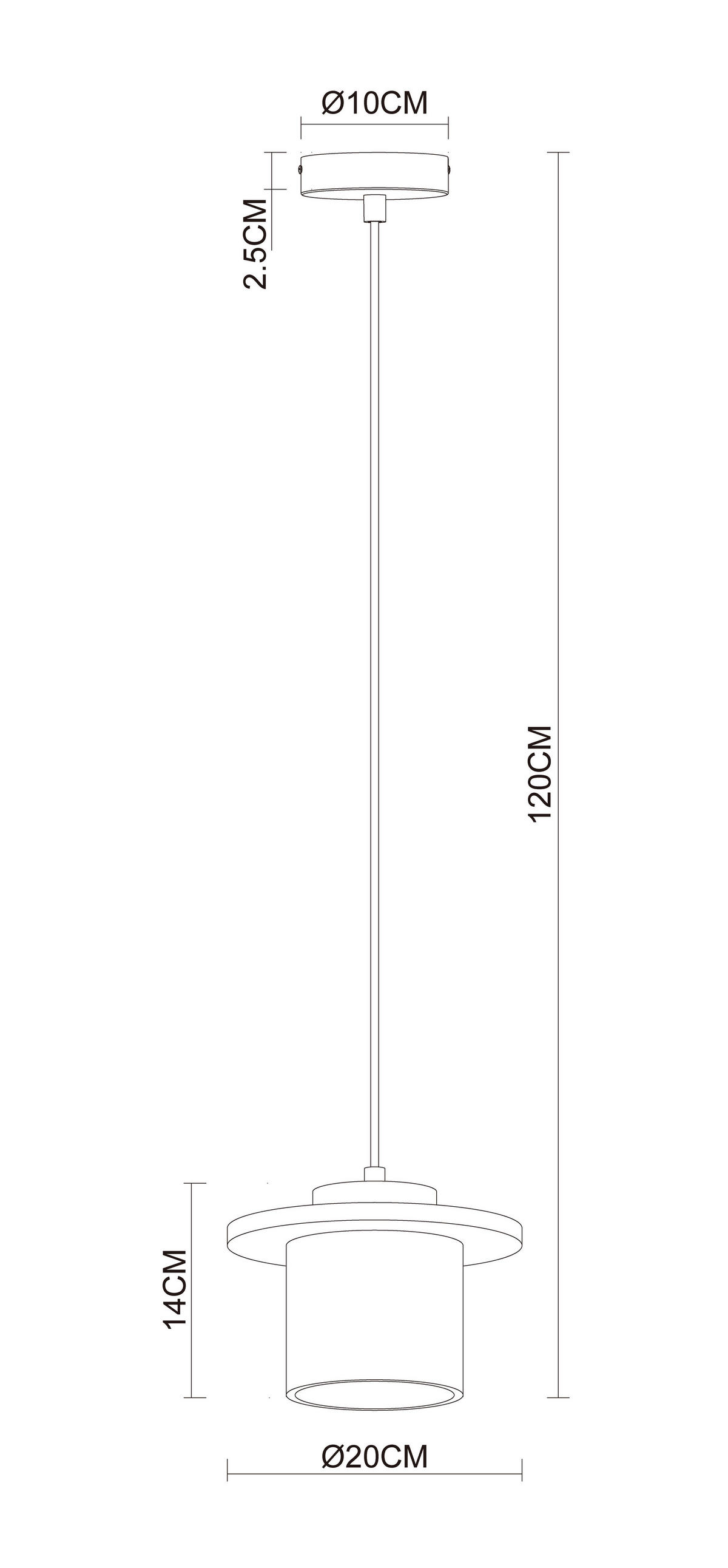 HÄNGELEUCHTE 20/120 cm  - Beige, Design, Stein/Metall (20/120cm) - Collet's Monde