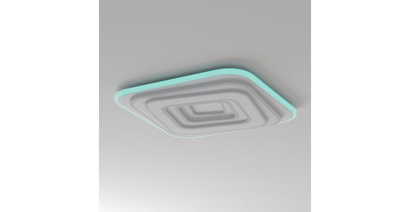 LED-DECKENLEUCHTE 53/53/5,5 cm   - Weiß, Design, Kunststoff/Metall (53/53/5,5cm) - Novel