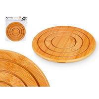 PODMETAČ ZA LONAC  - boje jantara, Basics, drvo (19/1cm)