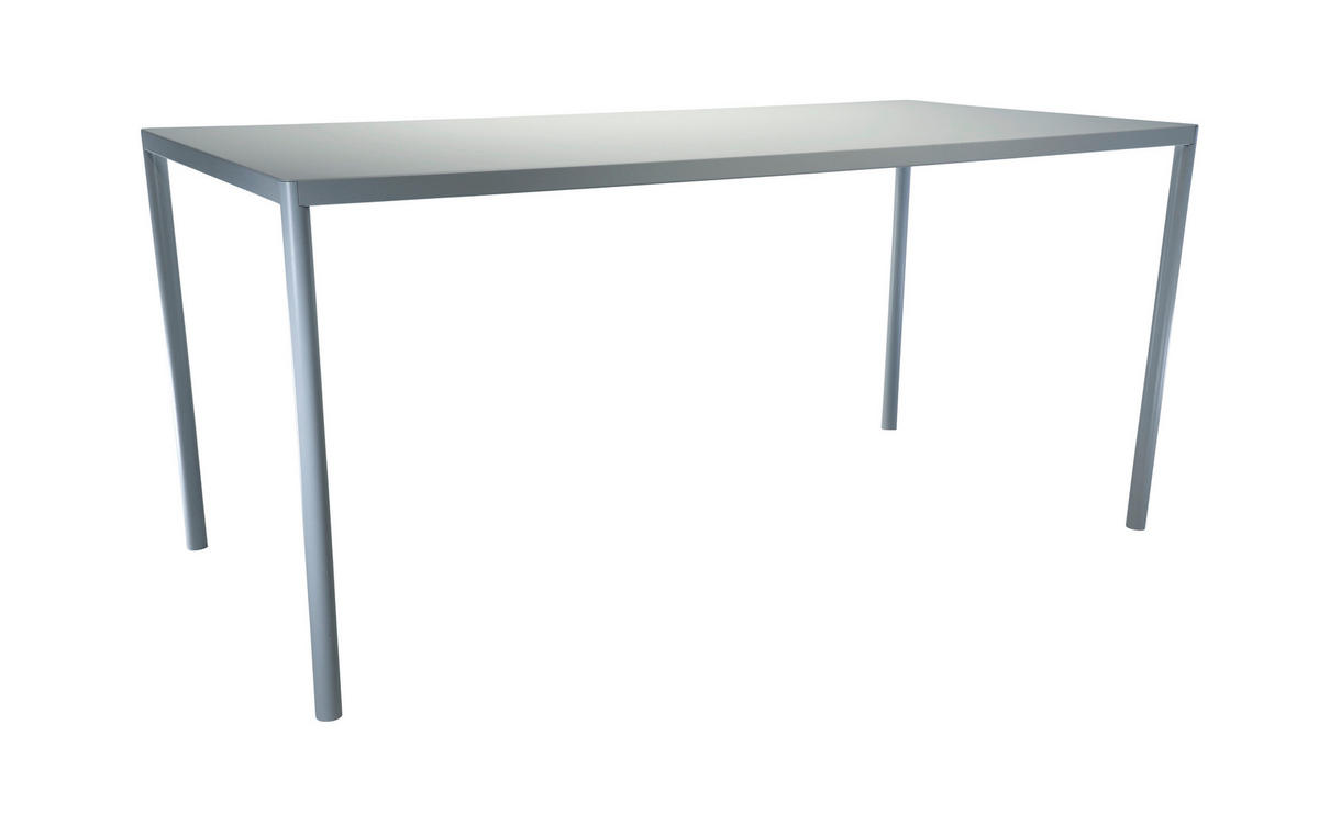 GARTENTISCH 160/80/73 cm Metall rechteckig  - Weiß, MODERN, Metall (160/80/73cm) - Jan Kurtz