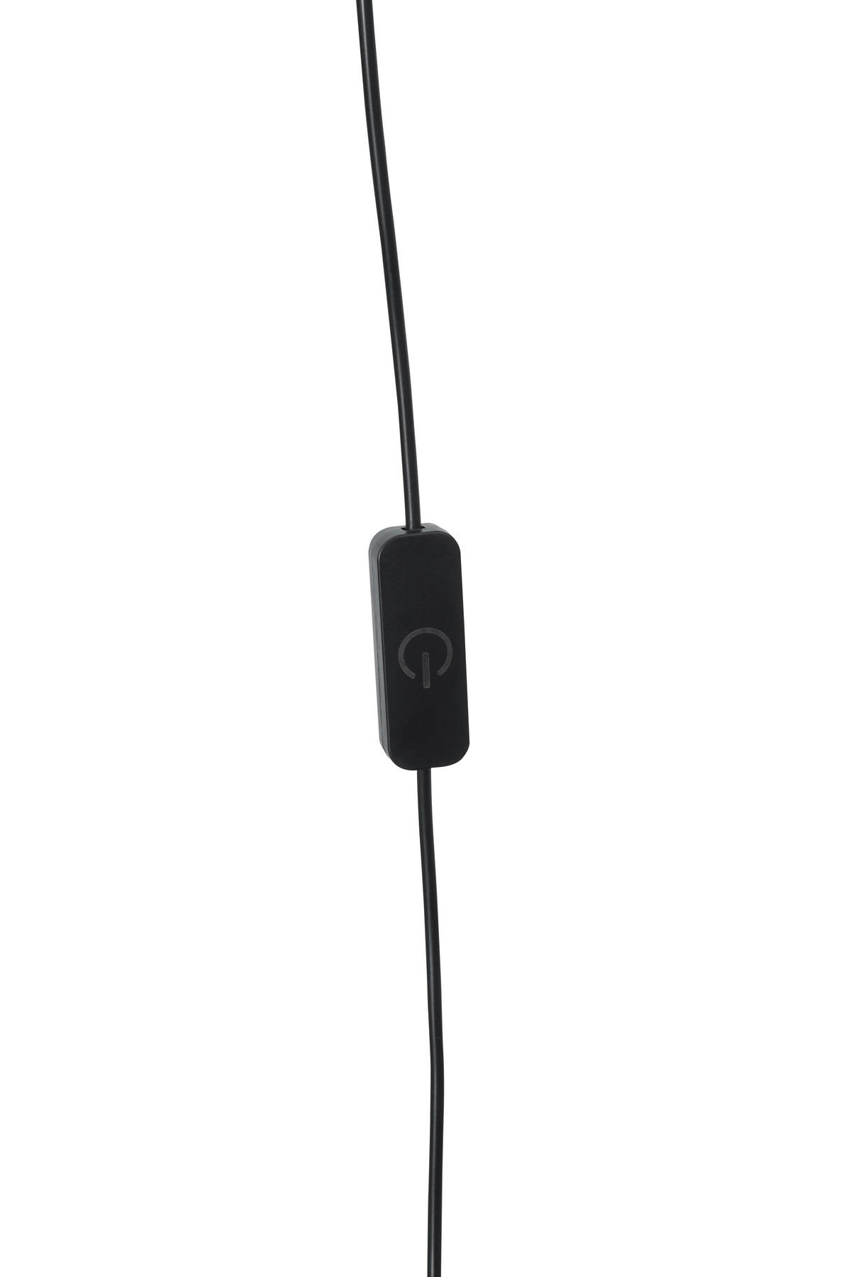 LED-WANDLEUCHTE Scopello 67/6 cm   - Schwarz, Design, Kunststoff/Metall (67/6cm)