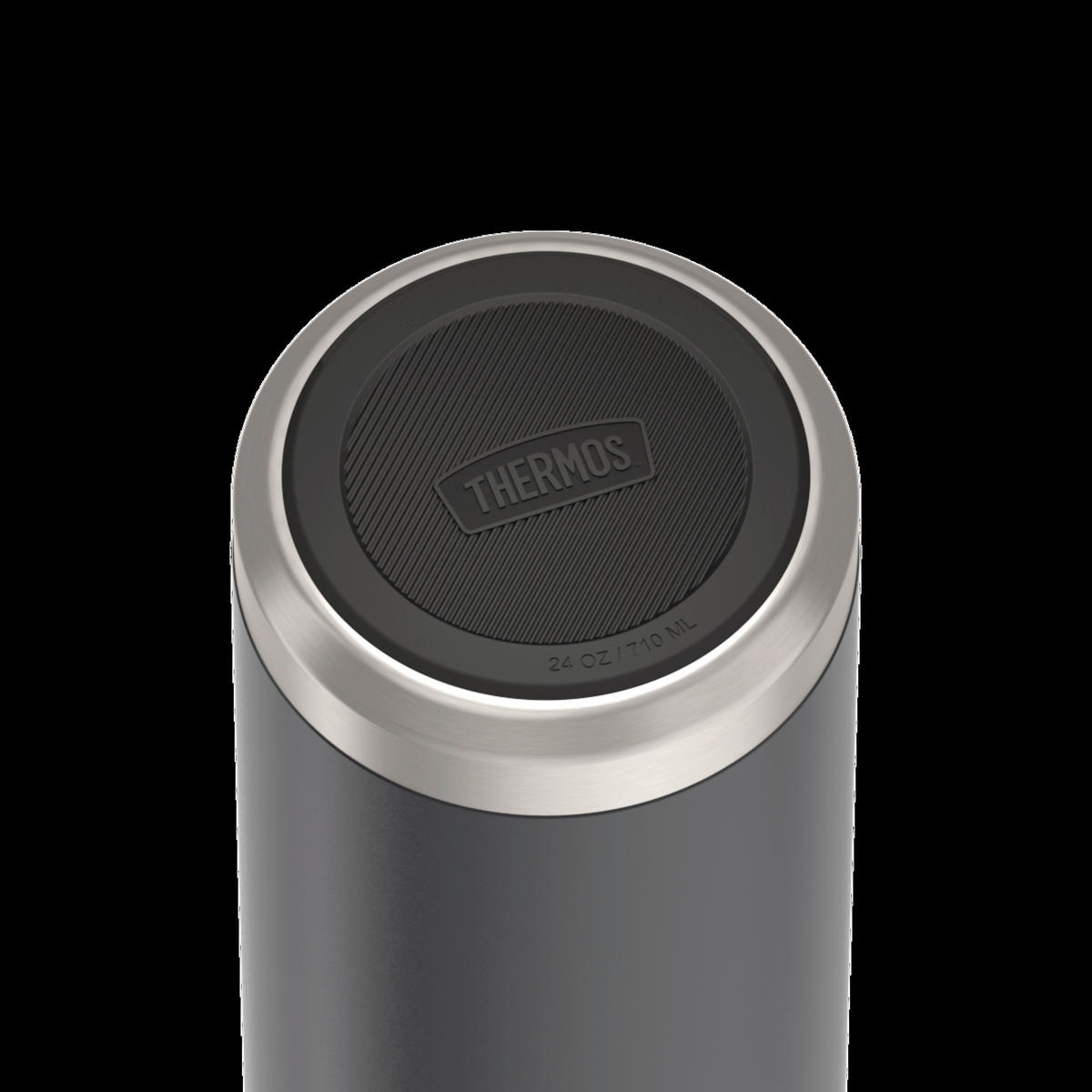 ISOLIERFLASCHE ICON 0,71 L  - Dunkelgrau, Basics, Metall (0,71l) - Thermos