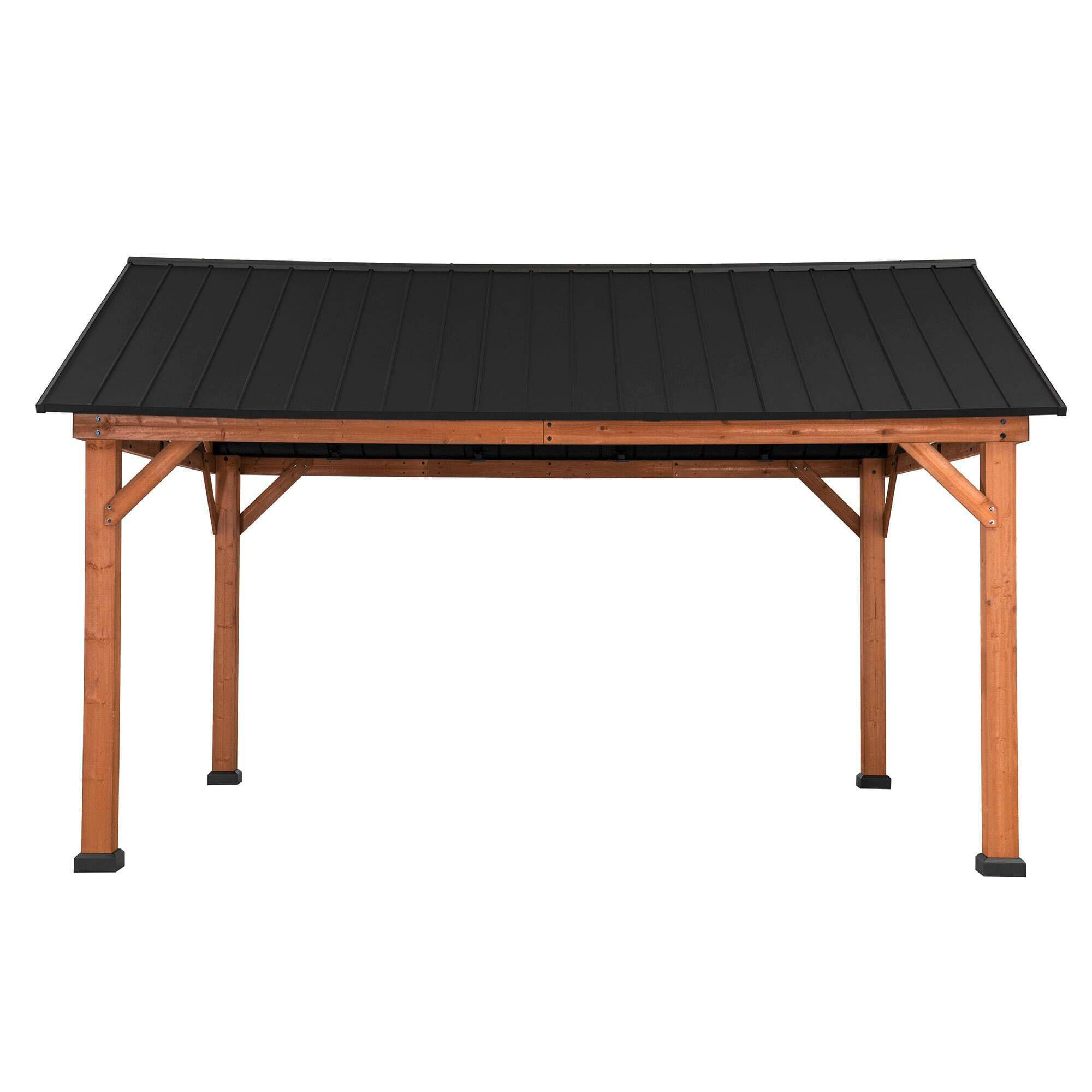 PAVILLON 399,5/291,5/335,5 cm - Anthrazit, Basics, Holz/Kunststoff (399,5/291,5/335,5cm)