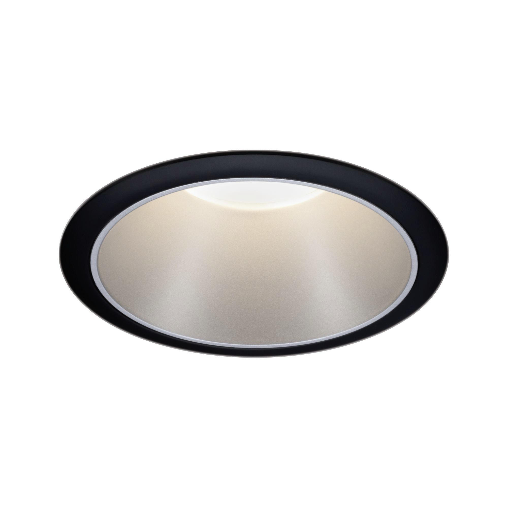 LED-SPOT Cole  - Silberfarben/Schwarz, Design, Kunststoff/Metall (8,8cm) - Paulmann
