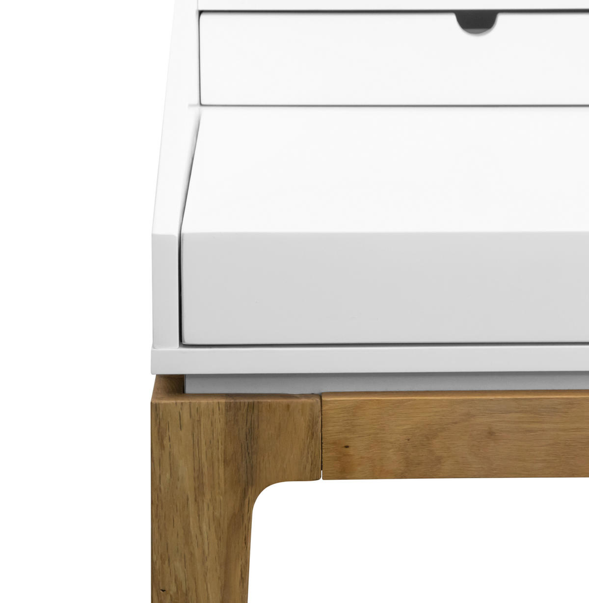 SCHREIBTISCH 120/60/76,5-86 cm  in Weiß, Eichefarben  - Eichefarben/Weiß, MODERN, Holz/Holzwerkstoff (120/60/76,5-86cm) - Novel