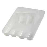 Tavă Pentru Tacâmuri - transparent, Basics, plastic (33,5/26,5/5cm)