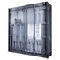 SCHWEBETÜRENSCHRANK in Grau, Schwarz - Anthrazit/Schwarz, Design, Holzwerkstoff/Metall (215/210/60cm) - Stylife SCHWEBETÜRENSCHRANK in Grau, Schwarz - Anthrazit/Schwarz, Design, Holzwerkstoff/Metall (215/210/60cm) - Stylife