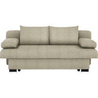 SCHLAFSOFA Beige  - Wengefarben/Beige, KONVENTIONELL, Holz/Textil (200/80/104cm) - Novel