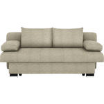 SCHLAFSOFA in Beige  - Wengefarben/Beige, KONVENTIONELL, Holz/Textil (200/80/104cm) - Novel