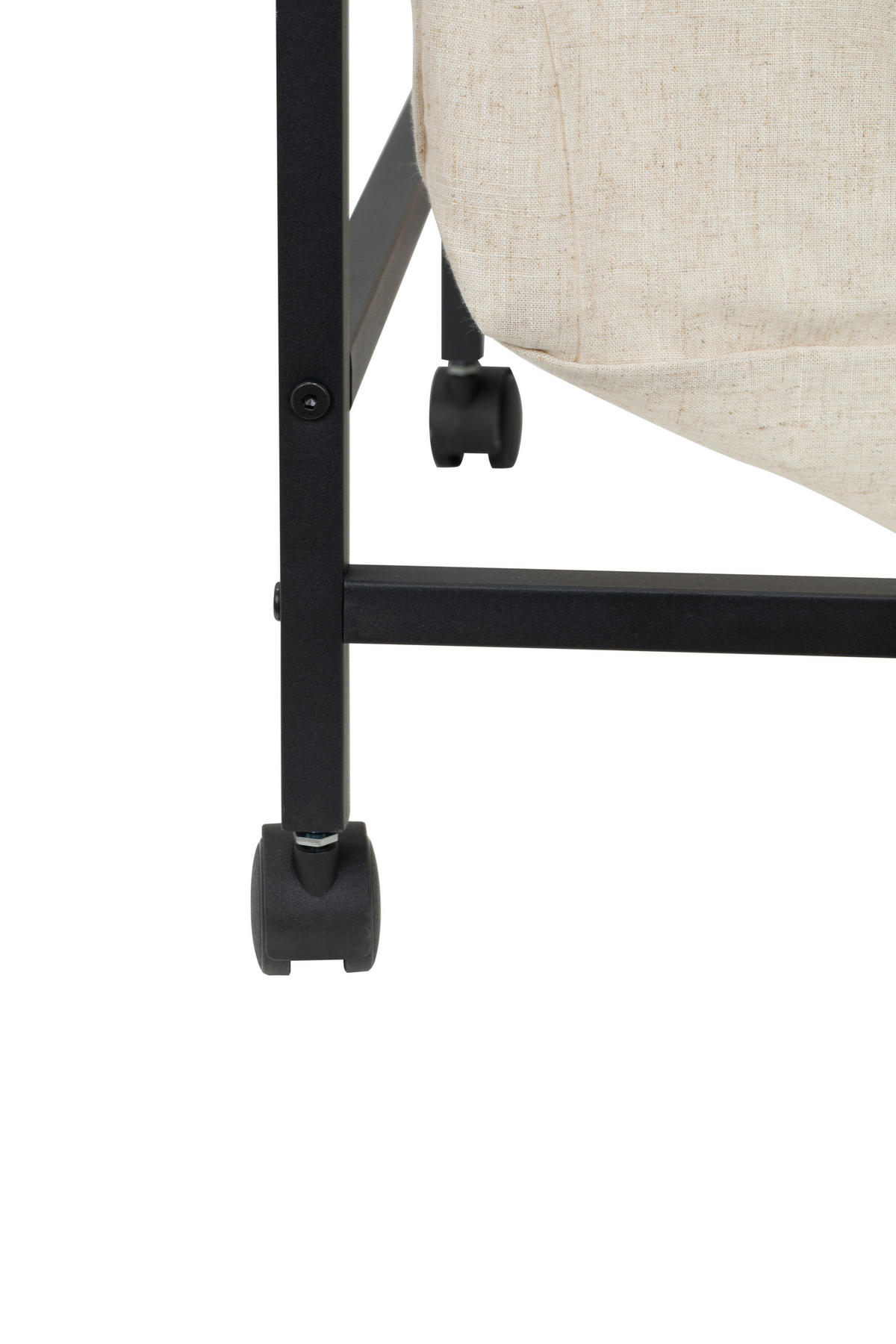 KOŠ NA PRÁDLO - černá, Moderní, kov/textil (55/80/56cm) - PBJ