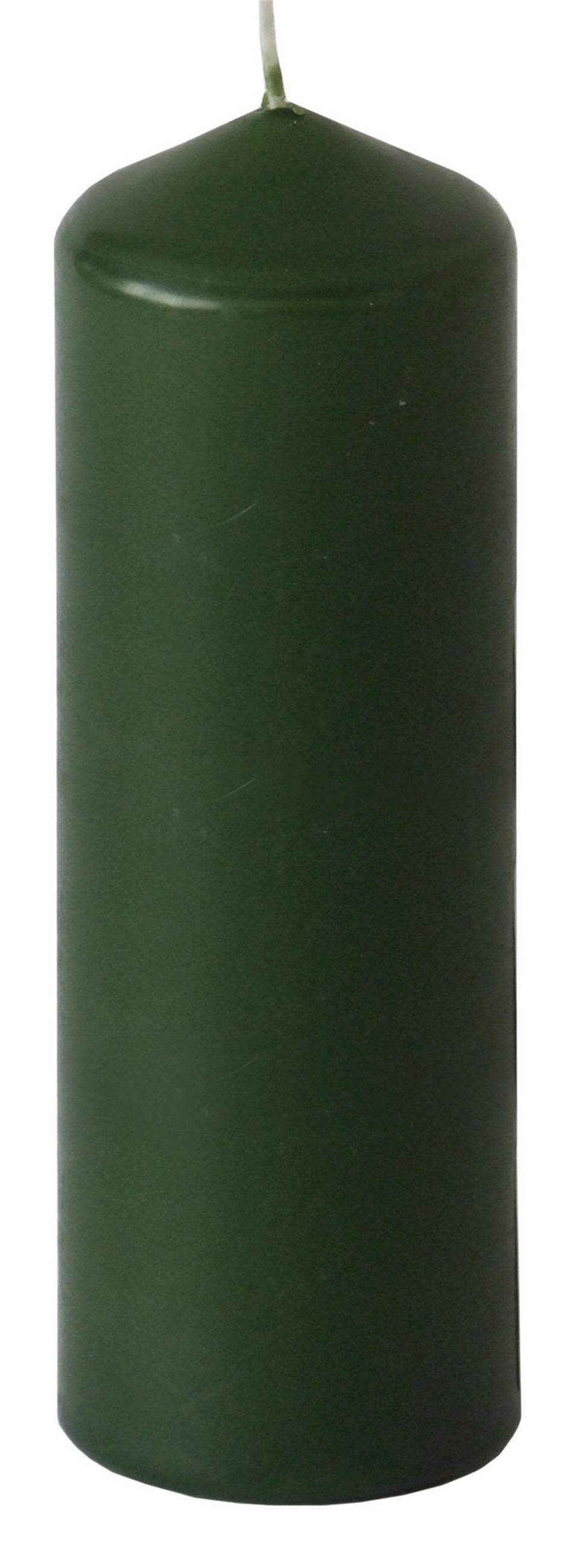VALCOVÁ SVIEČKA - tmavozelená, Konventionell (6,7/20cm) - Steinhart