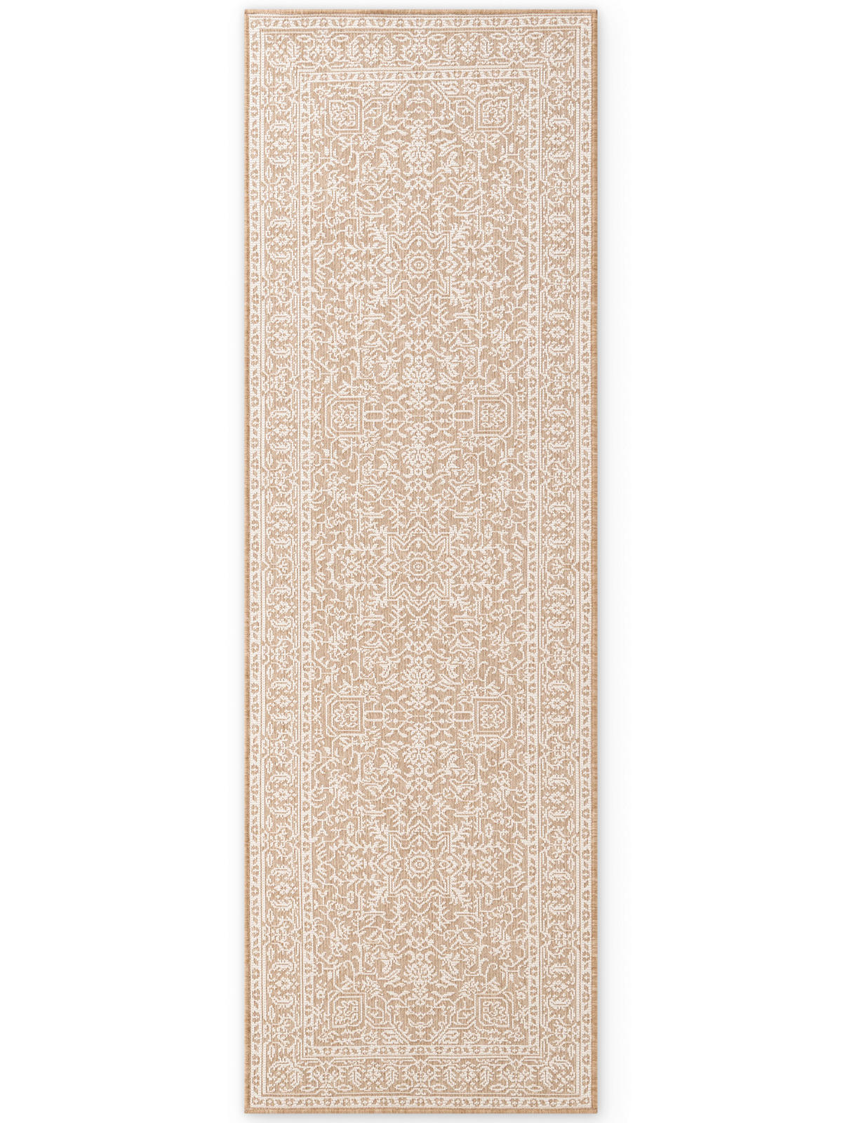 LÄUFER 80/250 cm Duet  - Sandfarben/Weiß, Design, Kunststoff (80/250cm) - Hanse Home