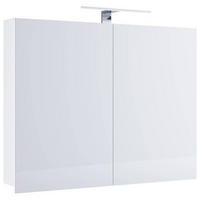 SPIEGELSCHRANK 80/59,2/12 cm  - Weiß, MODERN, Glas/Holzwerkstoff (80/59,2/12cm) - MID.YOU