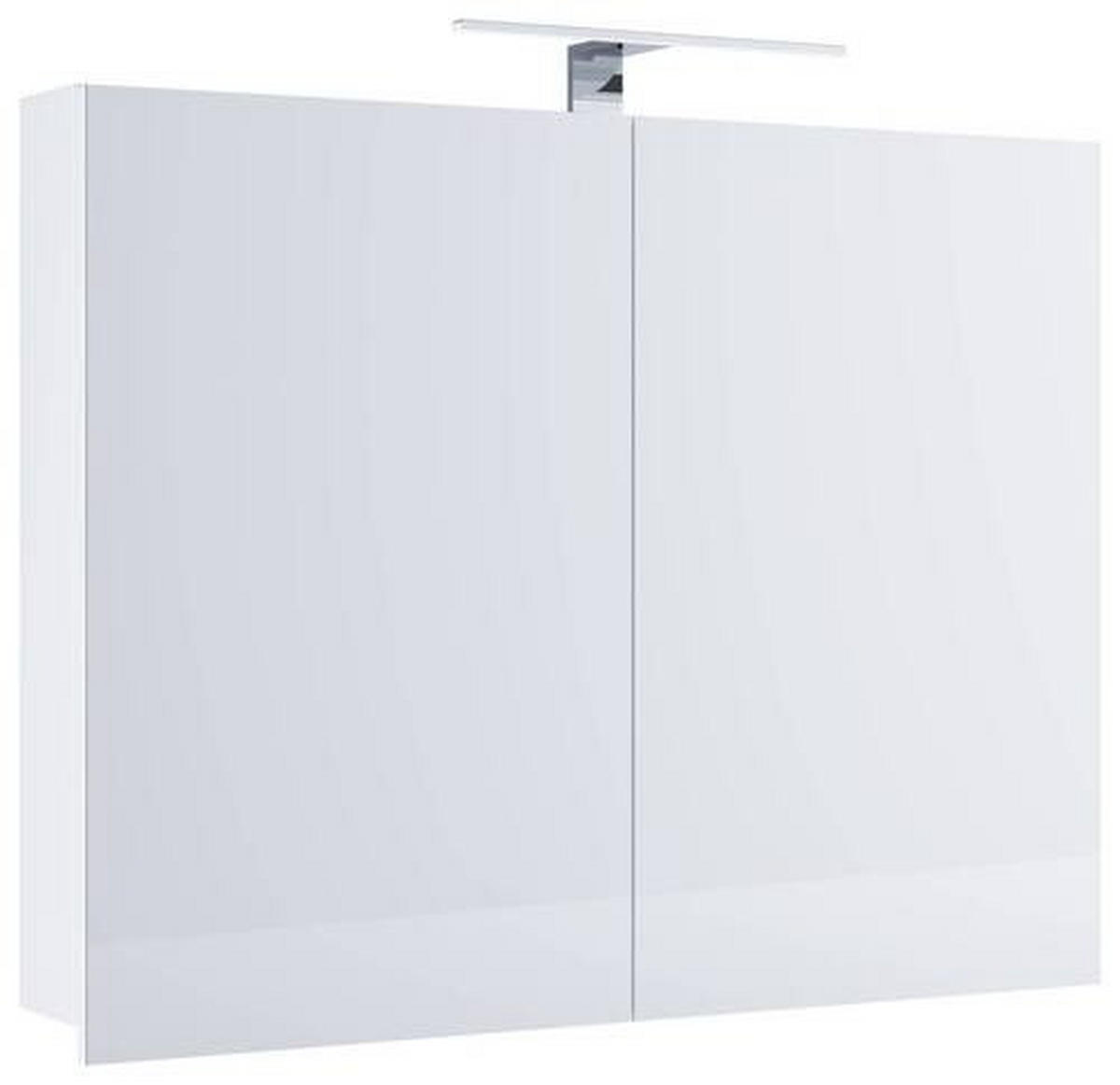 SPIEGELSCHRANK 80/59,2/12 cm  - Weiß, MODERN, Glas/Holzwerkstoff (80/59,2/12cm) - MID.YOU