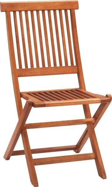 VRTNA SKLOPIVA STOLICA boje tikovine drvo - boje tikovine, Romantično / ladanjski, drvo (46/89/57cm) - Ambia Garden