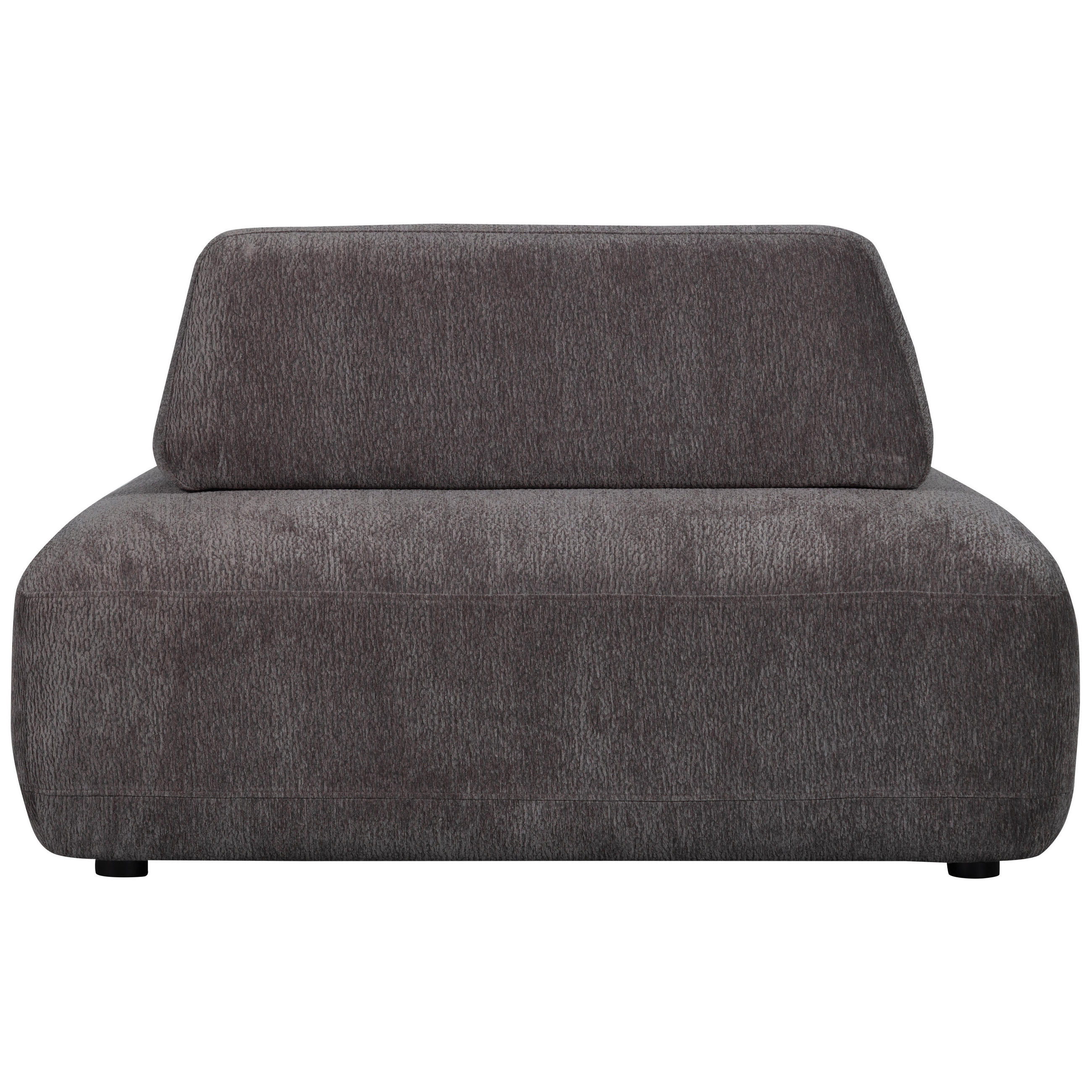 SESSEL in Struktur Schwarz  - Schwarz, Design, Kunststoff/Textil (100/70/116cm) - Livetastic