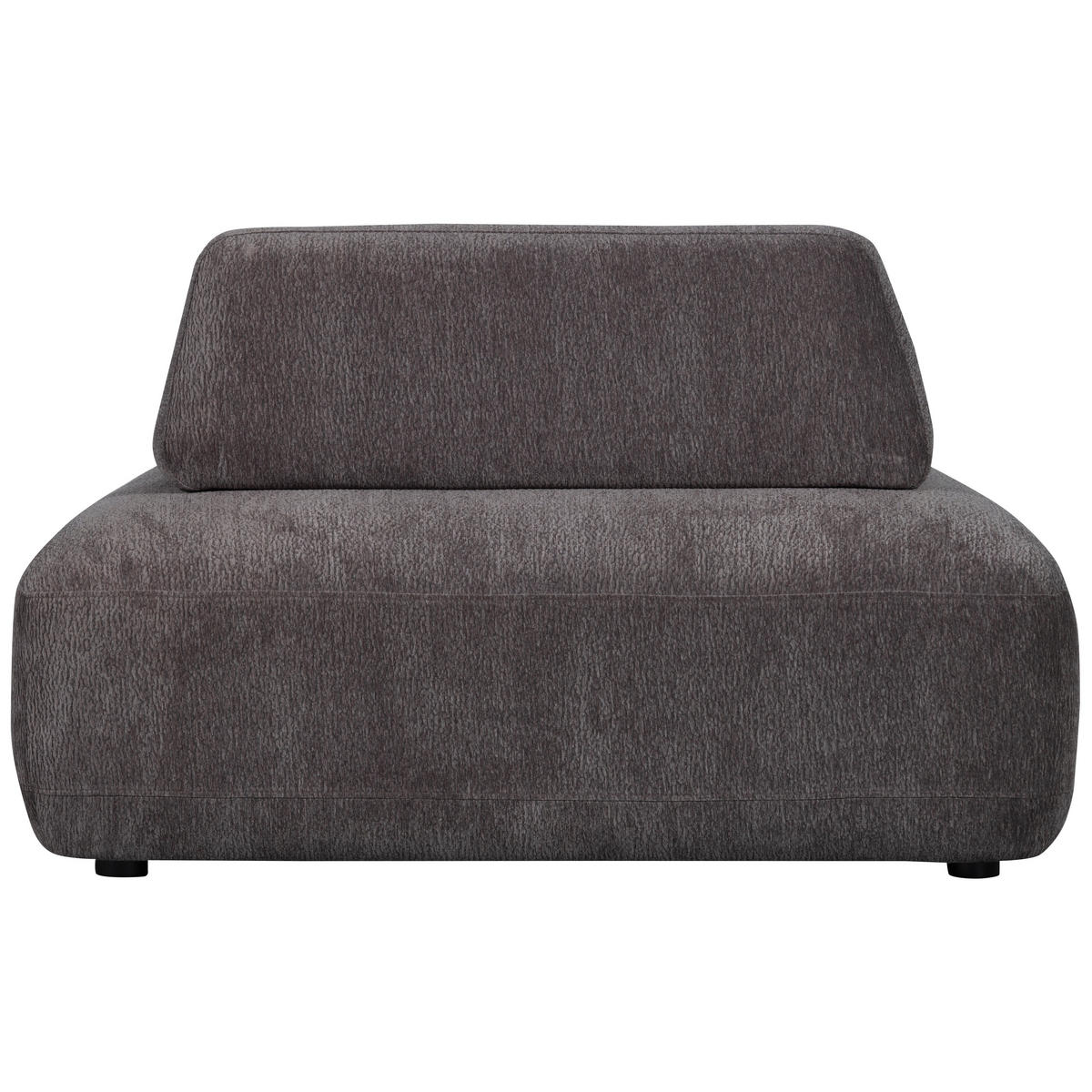 SESSEL in Struktur Schwarz  - Schwarz, Design, Kunststoff/Textil (100/70/116cm) - Livetastic