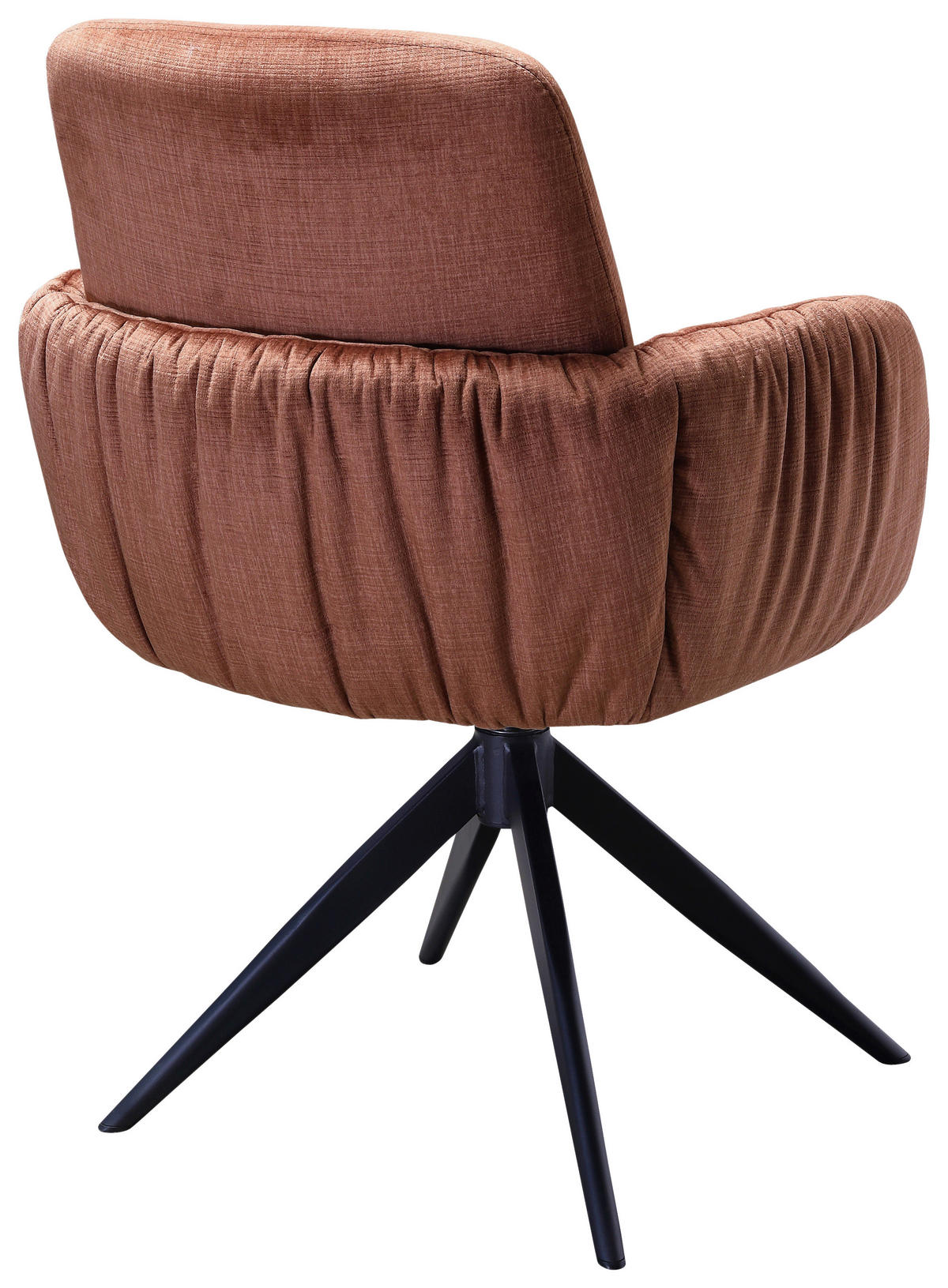 ŽIDLE S PODRUČKAMI, železo, samet, černá, koňaková - černá/koňaková, Design, kov/textil (59/85/62cm) - Moderano