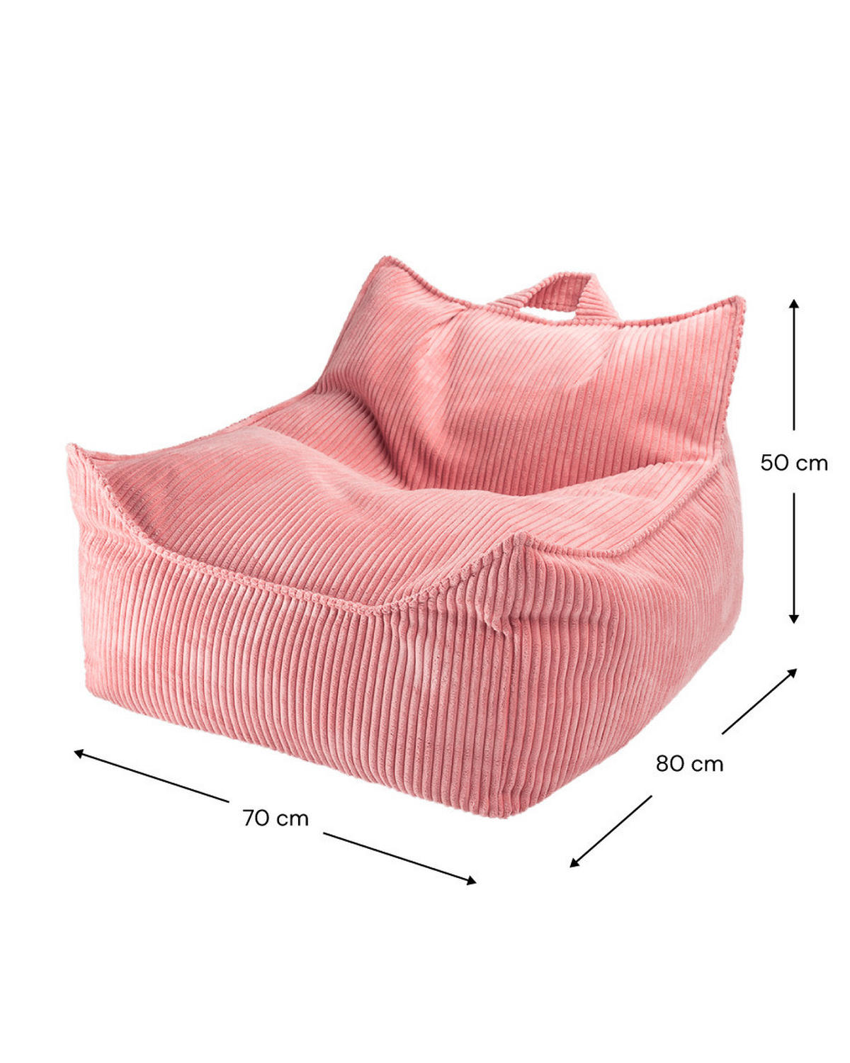 SITZSACK  - Pink, Basics (70/50/70cm)