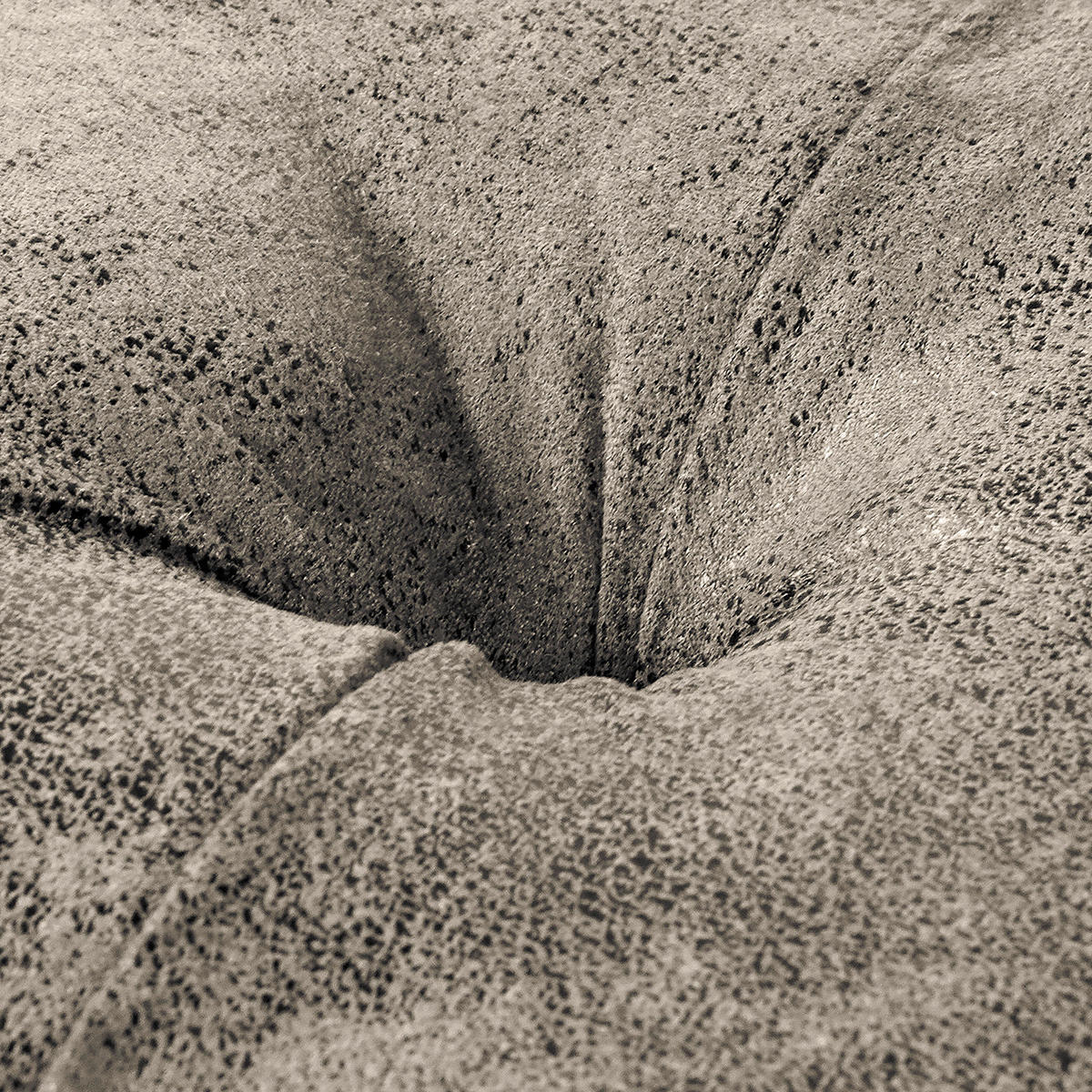 HOCKER Textil Hellgrau  - Hellgrau/Braun, Design, Holz/Textil (80/45/80cm) - Livetastic