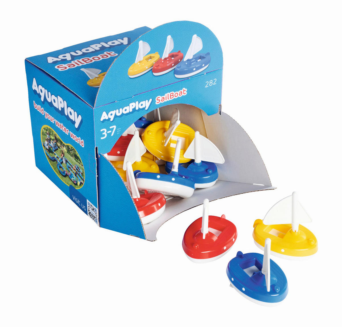 BADESPIELZEUG - Blau/Gelb, Basics, Kunststoff (8/11/10cm) - Simba