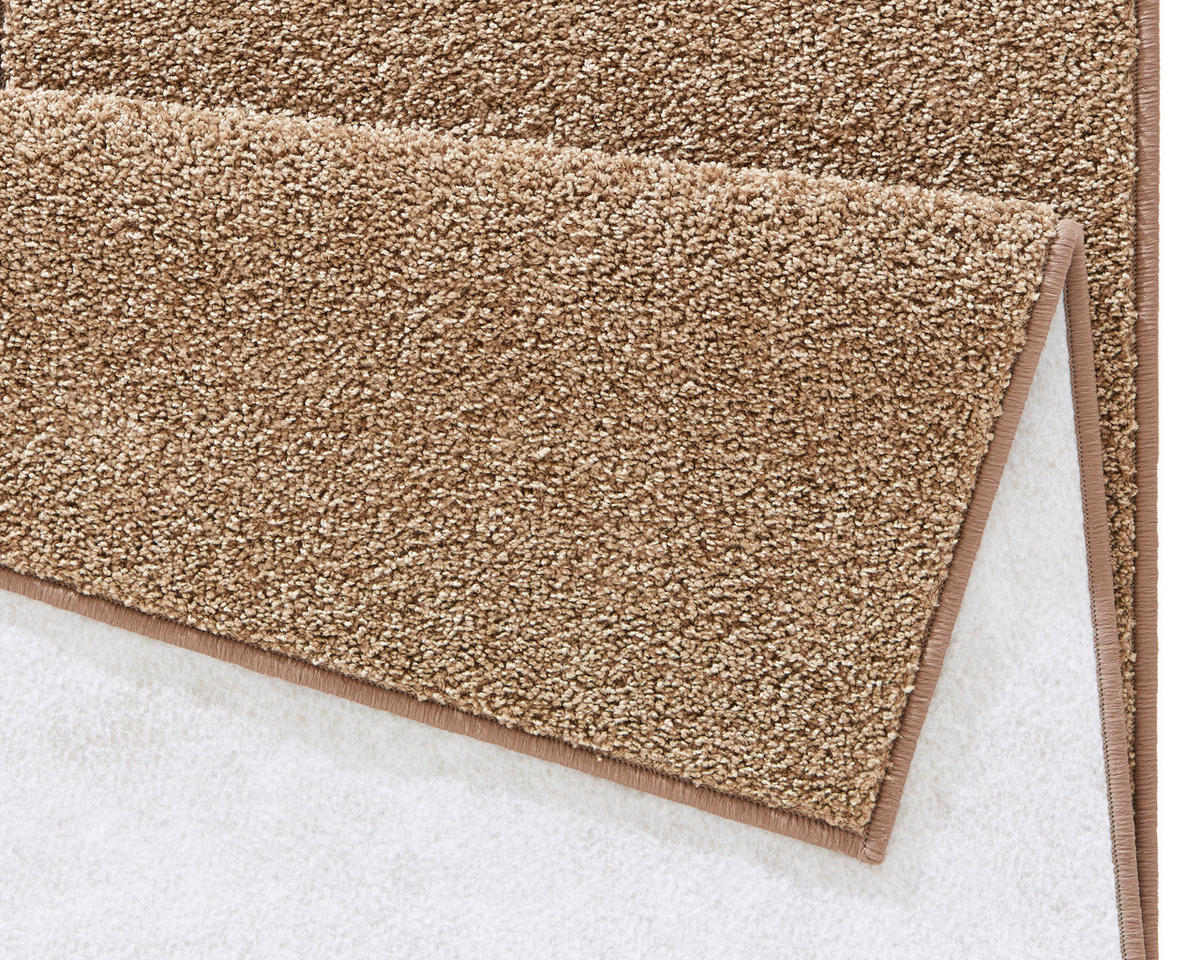 WEBTEPPICH 140/200/200 cm Pure Hellbraun  - Hellbraun, Basics, Kunststoff (140/200/200cm)
