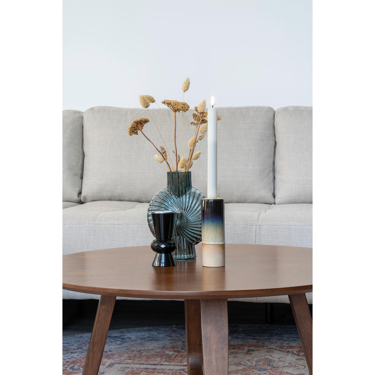 COUCHTISCH HELLERUP 75/75/36 cm rund Walnussfarben  - Walnussfarben, Design, Holzwerkstoff (75/75/36cm) - MID.YOU