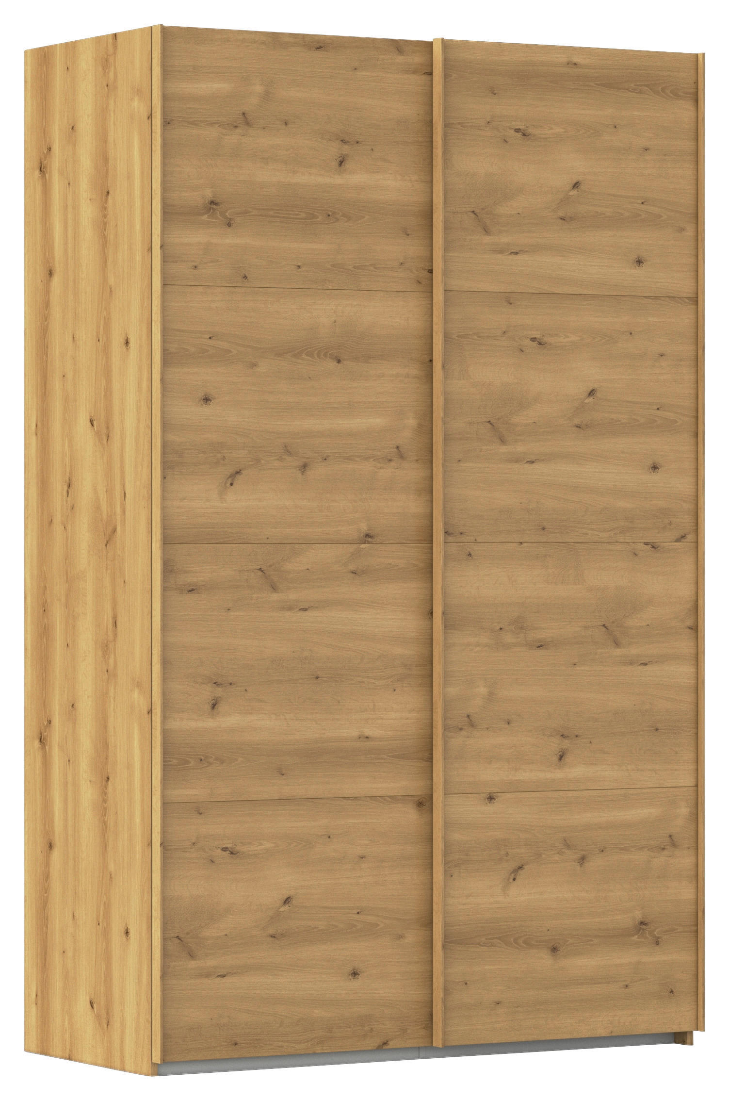 SCHWEBETÜRENSCHRANK 137/223/68 cm 2-türig Eichefarben  - Eichefarben, Design, Holzwerkstoff/Kunststoff (137/223/68cm) - Novel