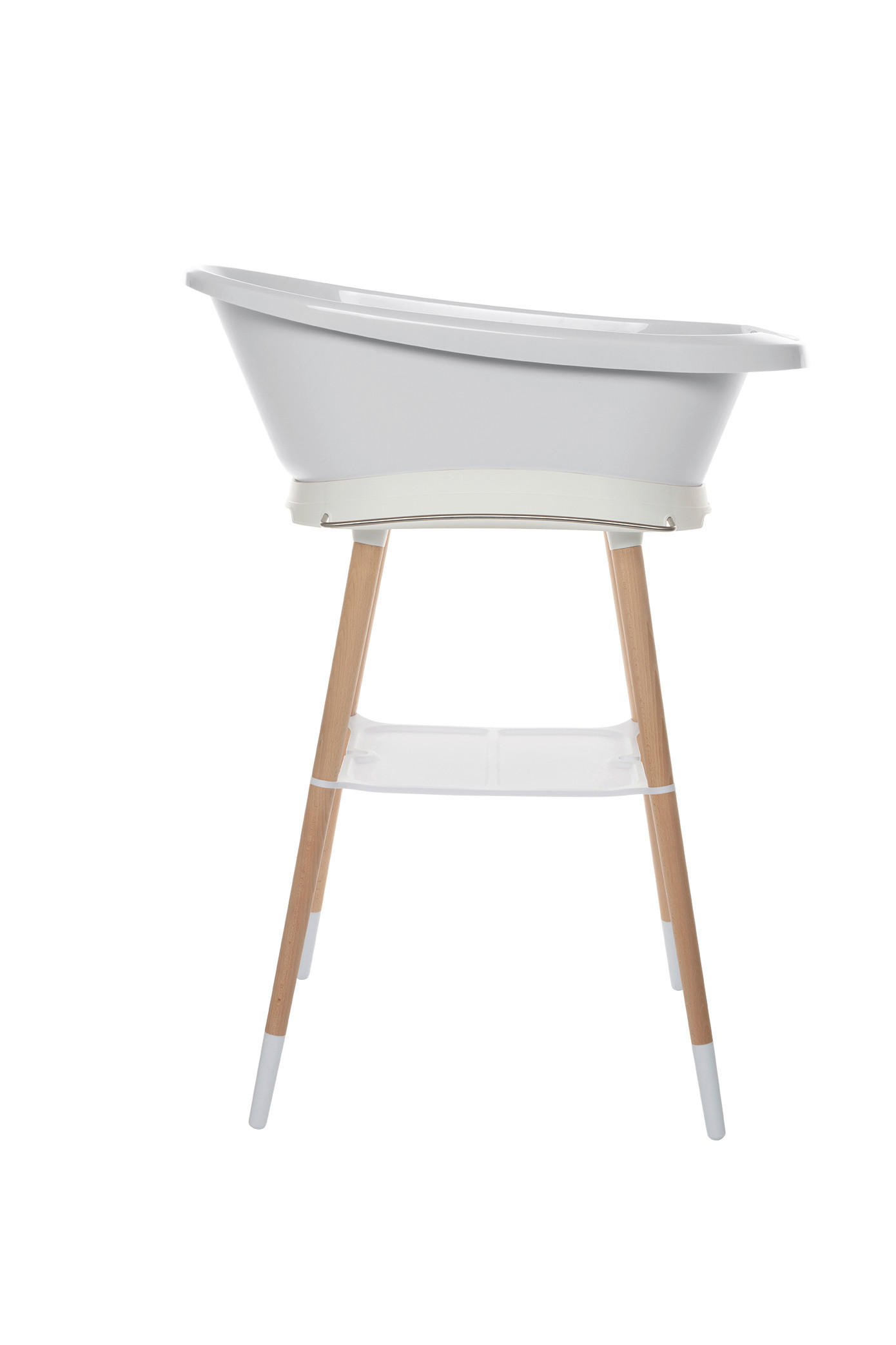 BABYBADEWANNE SENSE EDITION  - Hellgrau, Basics, Kunststoff (79,5/41,5/30,8cm) - Bebe Jou