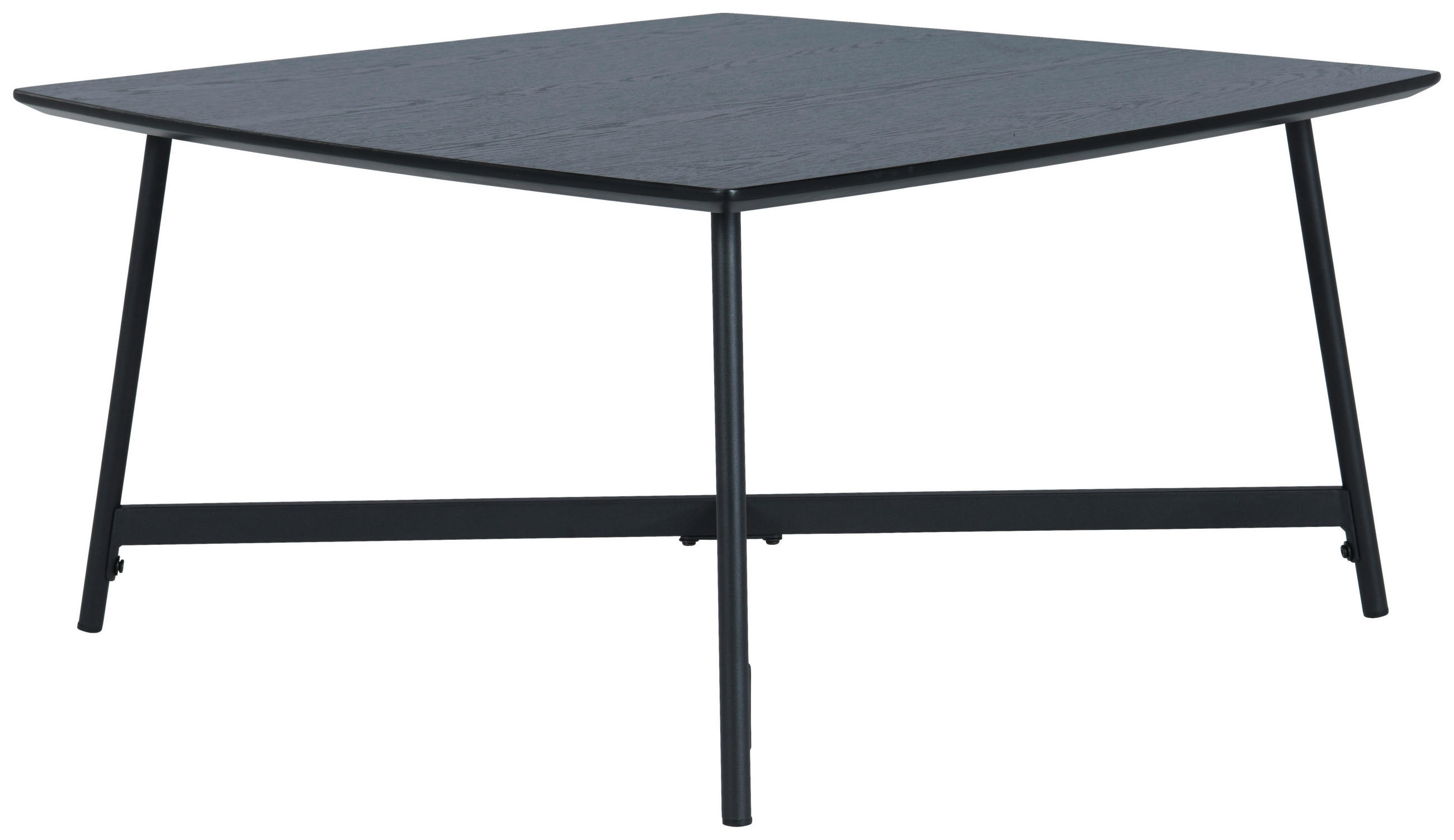 KONFERENČNÍ STOLEK - černá, Design, kov/kompozitní dřevo (80/80/42cm) - MID.YOU