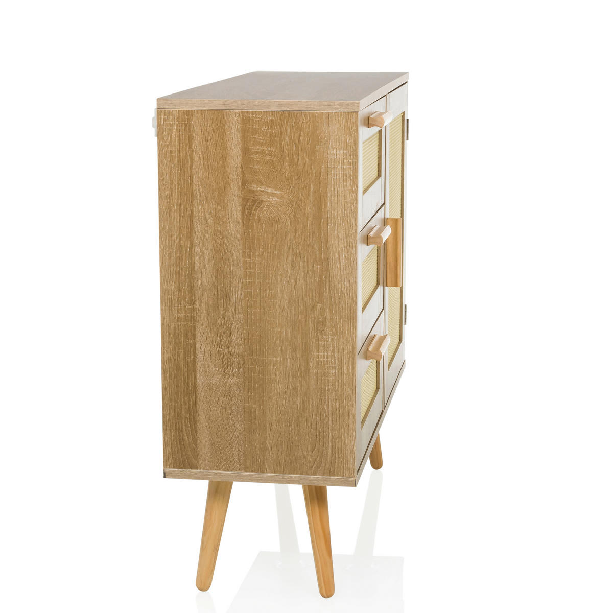 SIDEBOARD  in 80/78/32,5 cm  - Hellbraun, MODERN, Holzwerkstoff (80/78/32,5cm) - MID.YOU