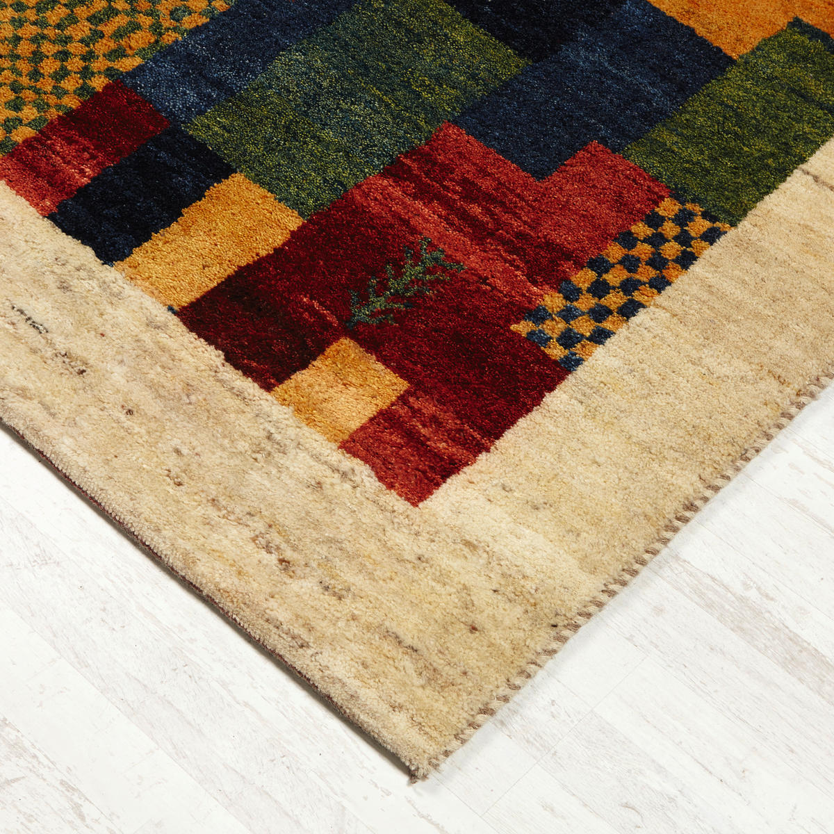 ORIENTALISK MATTA 140/200 cm Chrysopras Natur  - multicolor, Lifestyle, textil (140/200cm) - Cazaris