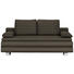 BOXSPRINGSOFA in Textil Braun - Chromfarben/Braun, Design, Textil/Metall (204/95/100cm) BOXSPRINGSOFA in Textil Braun - Chromfarben/Braun, Design, Textil/Metall (204/95/100cm)