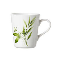HRNEK NA KÁVU porcelán keramika  - bílá/zelená, Basics, keramika (8/8/10cm) - Ritzenhoff Breker