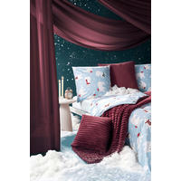 ÁGYNEMŰHUZAT-GARNITÚRA flanell 200/220 cm  - világoskék, Basics, textil (200/220cm) - X-Mas