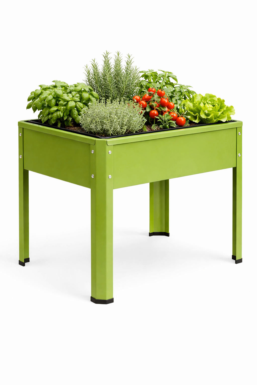 HOCHBEET - Grün, Modern, Metall (50/45/40cm)