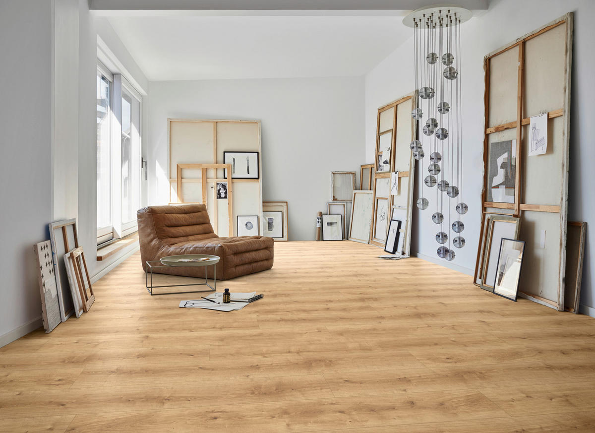 DESIGNBODEN Modular ONE  per  m² - Eichefarben, Design, Holz (220/23.5/0,8cm) - Parador