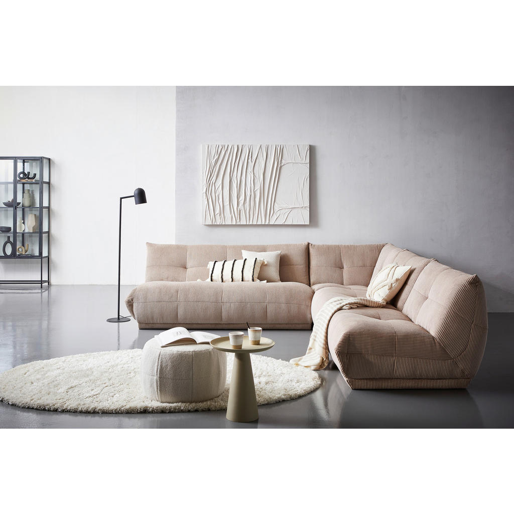 Thumbnail - Livetastic Ecksofa, Taupe, Textil, 6-Sitzer, Ottomane links, L-Form, einzeln stellbar, 315x285 cm, Made in EU, Rücken ec...