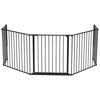 KAMINSCHUTZGITTER - Schwarz, Basics, Kunststoff/Metall (278/70,5cm) - Baby Dan