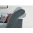 ECKSOFA in Webstoff Hellblau  302/216 cm  - Schwarz/Hellblau, Design, Holz/Textil (302/216cm) - Xora
