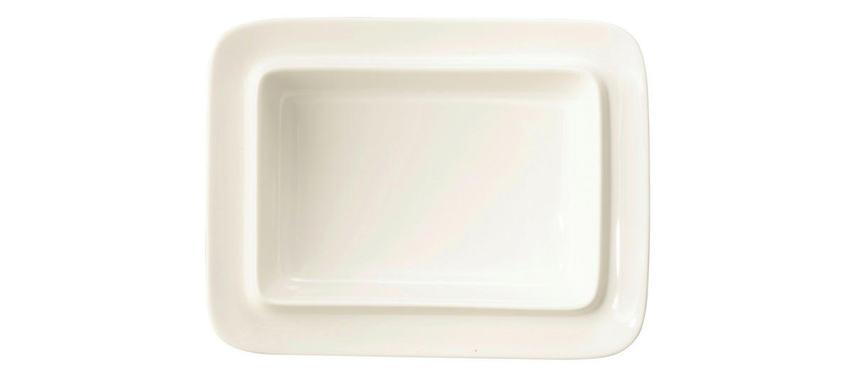 BUTTERDOSE Keramik  - Creme, Basics, Keramik (16,4/12,6/6,3cm) - Seltmann Weiden